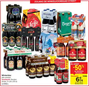Carrefour Market Winterbier alle soorten aanbieding