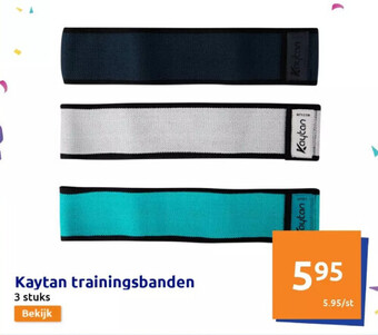 Action Kaytan trainingsbanden aanbieding