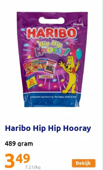 Action Haribo hip hip hooray aanbieding