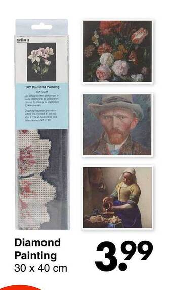 Wibra Diamond painting aanbieding