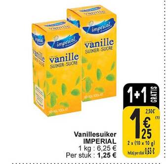 Cora Vanillesuiker imperial aanbieding