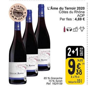 Cora L'âme du terroir côtes du rhône aanbieding