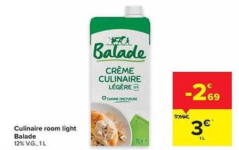 Carrefour Culinaire room light balade aanbieding