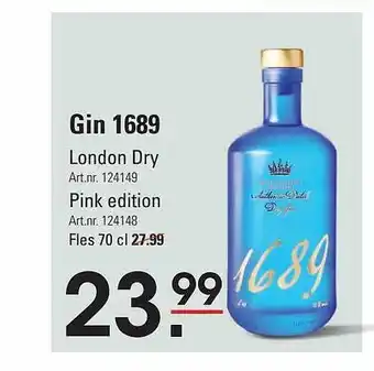 Sligro Gin 1689 aanbieding