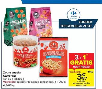 Carrefour Zoute snacks aanbieding