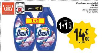 Cora Vloeibaar wasmiddel dash aanbieding