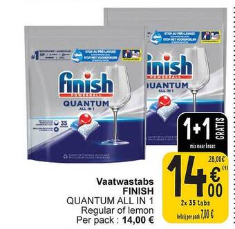 Cora Vaatwastabs finish aanbieding