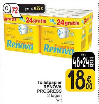 Cora Toiletpapier renova aanbieding