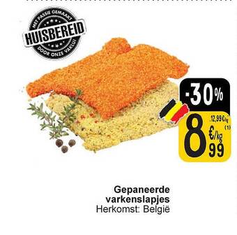 Cora Gepaneerde varkenslapjes aanbieding