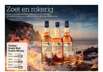 Talisker single malt scotch whisky
