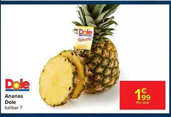 Carrefour Ananas dole aanbieding