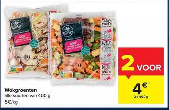 Carrefour Wokgroenten aanbieding
