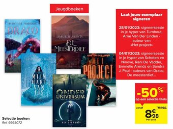 Carrefour Selectie boeken aanbieding