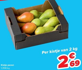 Carrefour Kistje peren aanbieding