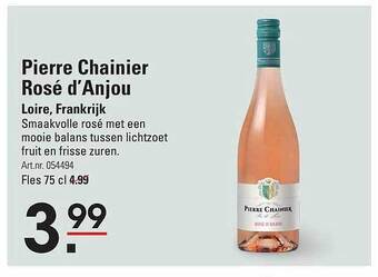Sligro Pierre chainier rosé d'anjou aanbieding