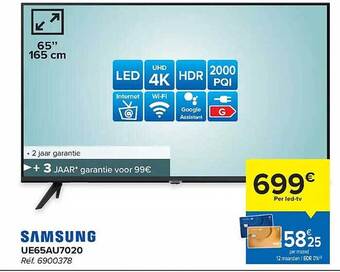 Hyper Carrefour Samsung ledtv aanbieding