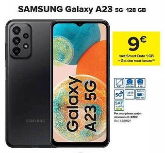 Hyper Carrefour Samsung galaxy a23 5g 128gb aanbieding