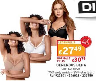 Trafic Generous beha aanbieding