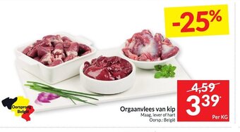 Intermarché Orgaanvlees van kip aanbieding