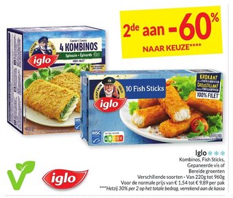 Intermarché Iglo aanbieding