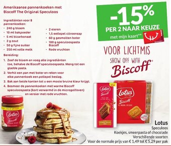 Intermarché Lotus Speculoos aanbieding