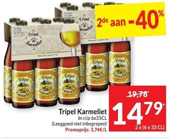 Intermarché Tripel Karmeliet aanbieding