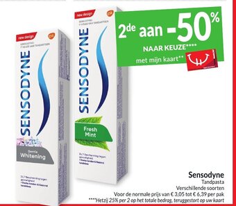 Intermarché Sensodyne Tandpasta aanbieding