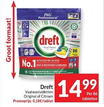 Intermarché Dreft Vaatwastabletten aanbieding