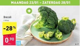 ALDI Broccoli aanbieding