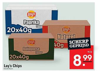 Sligro Lay's chips aanbieding