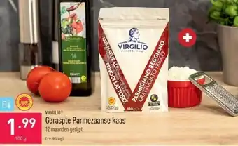 ALDI Geraspte parmezaanse kaas aanbieding