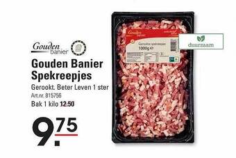Sligro Gouden banier spekreepjes aanbieding
