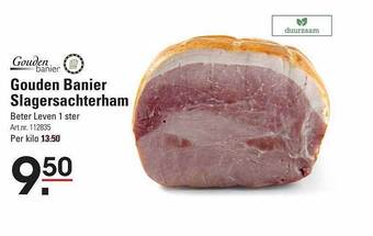 Gouden banier slagersachterham