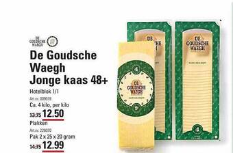 Sligro De goudsche waegh jonge kaas 48+ aanbieding