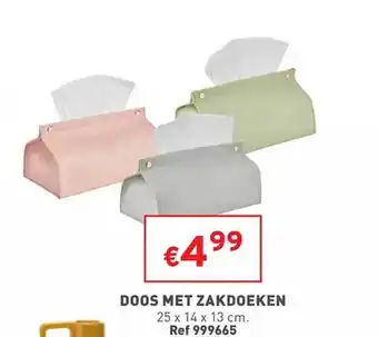 Doos met zakdoeken