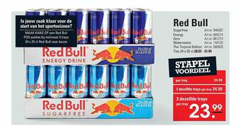 Sligro Red bull aanbieding