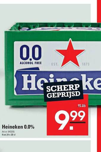 Sligro Heineken 0.0% aanbieding