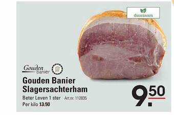 Sligro Gouden banier slagersachterham aanbieding
