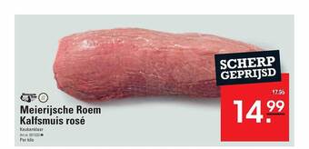 Sligro Meierijsche roem kalfsmuis rosé aanbieding