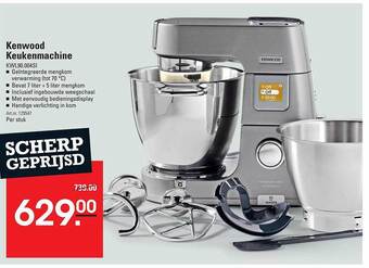 Sligro Kenwood keukenmachine aanbieding