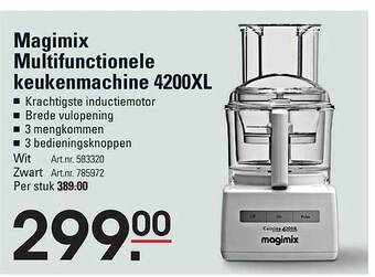 Sligro Magimix multifunctionele keukenmachine 4200xl aanbieding