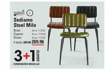 Sligro Sediamo stoel milo aanbieding
