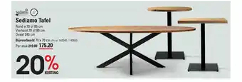 Sligro Sediamo tafel aanbieding