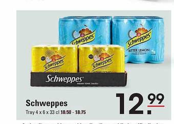 Sligro Schweppes aanbieding