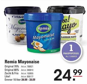Sligro Remia mayonaise aanbieding
