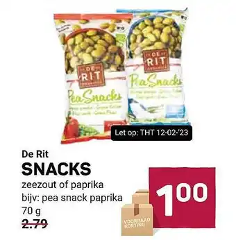 Ekoplaza De rit snacks aanbieding