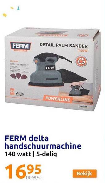 Ferm delta handschuurmachine