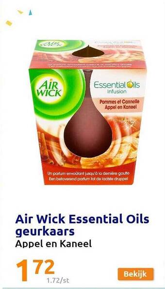 Action Air wick essential oils geurkaars aanbieding