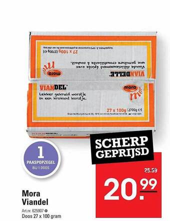 Sligro Mora viandel aanbieding