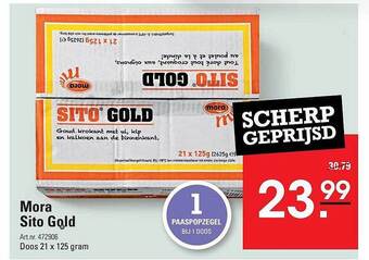 Sligro Mora sito gold aanbieding